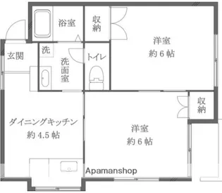 メゾン慶【1階】の間取り