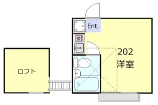 スカイピア梶ヶ谷【2階】の間取り