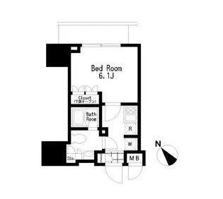 レジディア大森Ⅲ【10階】の間取り
