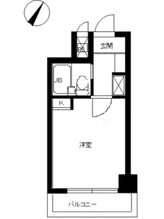 スカイコート横浜真金町【801号室号室】の間取り