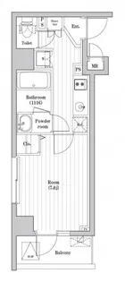 レジデンス横浜天王町【2階】の間取り