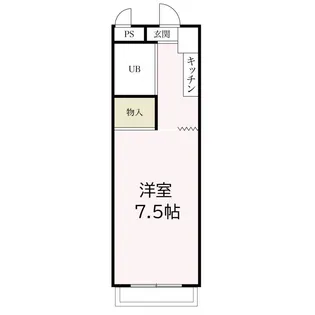 メゾンド本厚木【406号室号室】の間取り