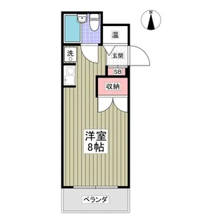 リュミエ本厚木【2階】の間取り