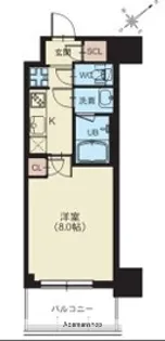 スプランディッド新横浜【7階】の間取り