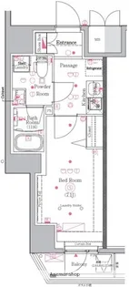 GENOVIA川崎Ⅲ【6階】の間取り