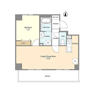 マイクラウド【3階】の間取り