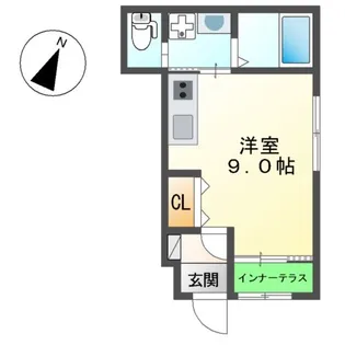 メゾンアイリス湘南Ⅱ【1階】の間取り