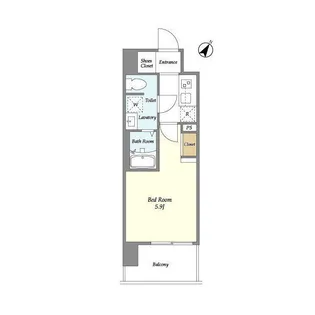 LA DOUCEUR川崎Ⅰ【7階】の間取り