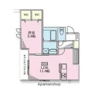 ソニューム【3階】の間取り