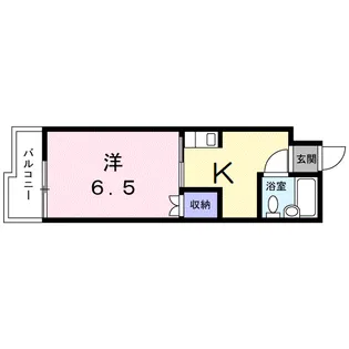 カーサ・ビアンカ【4階】の間取り