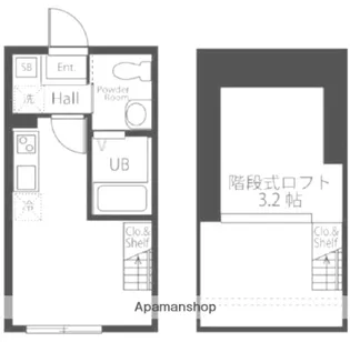 1Rの間取り画像