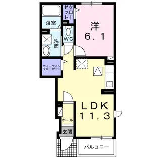 グレイス【1階】の間取り