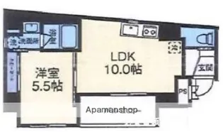 エフ・パークレジデンス横浜反町4281【3階】の間取り