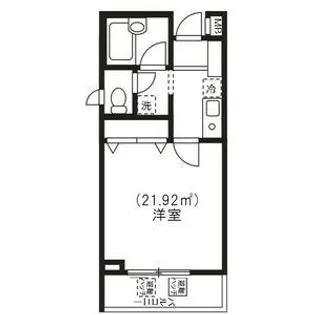 アンビシャス21大船【1階】の間取り