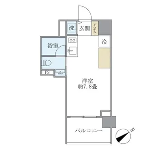 カーサ ヴェデュータ【6階】の間取り