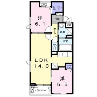 イデアルⅥ【3階】の間取り