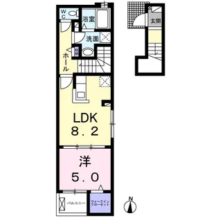 ジューンベリー【2階】の間取り