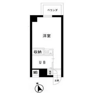 仲町台フェニックスコート【303号室】の間取り