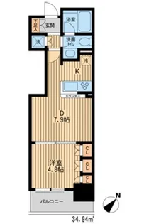 HF新横浜レジデンス【10階】の間取り