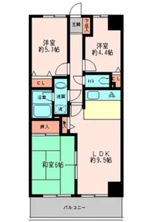 ガーデンシティ金沢文庫【0220号室】の間取り