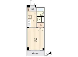 エトワール釜や【0305号室】の間取り