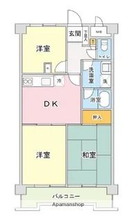 LAZ港南台【2階】の間取り