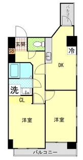 クボタビル【3階】の間取り