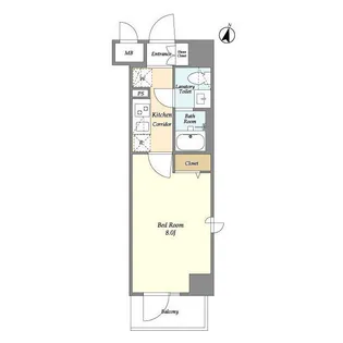 LIME RESIDENCE HIRATSUKA WEST【9階】の間取り