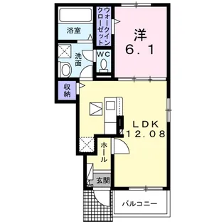 ラ・シエルテ横浜【1階】の間取り