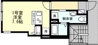 ベイルーム横須賀堀ノ内プレミア【2階】の間取り