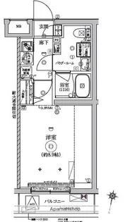1Kの間取り画像