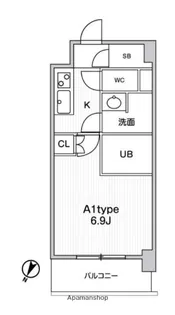 JMF RESIDENCE 町田【4階】の間取り