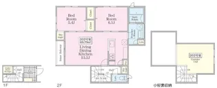 トワブラン並木台【2階】の間取り