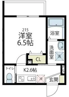 ZEHマンション小田【215号室号室】の間取り