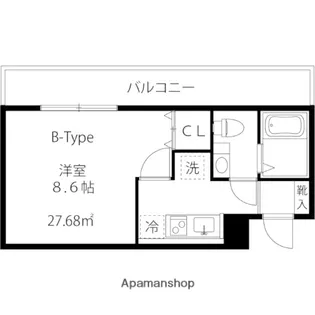 LOC’S SHINYURIGAOKA【1階】の間取り