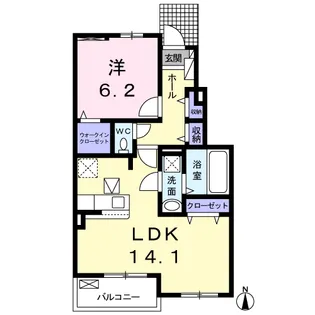 ル・グラン【1階】の間取り