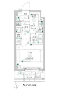 クレイシア横浜ヴェール【3階】の間取り