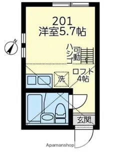 ユナイト野島アレッサンドロ【2階】の間取り