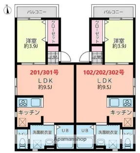 INFINITY【2階】の間取り