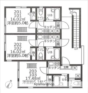アルウィンコート【2階】の間取り