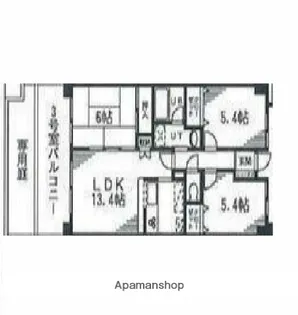 SALLE DE VERDURE(セルデベルデュール)【1階】の間取り