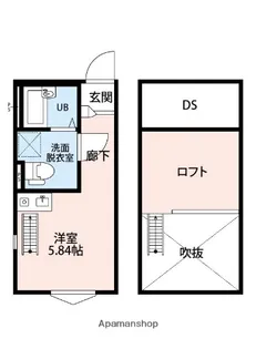 プランドール西鶴間【1階】の間取り