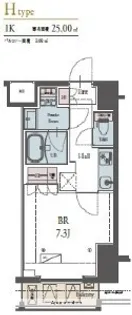 ラグゼナ横浜鶴見Ⅱ【10階】の間取り