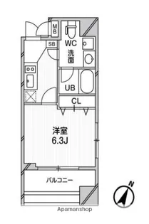 アーデン町田【4階】の間取り