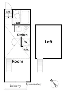 サンファン海老名【2階】の間取り