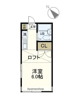 ピュア戸塚【2階】の間取り
