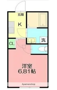 JHマリーナ平塚【1階】の間取り