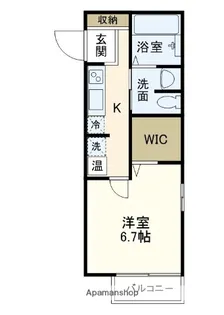 フラッツァ【2階】の間取り
