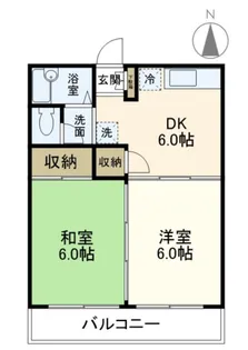 アクシス【1階】の間取り