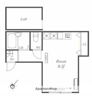 プラチナムⅠ【2階】の間取り
